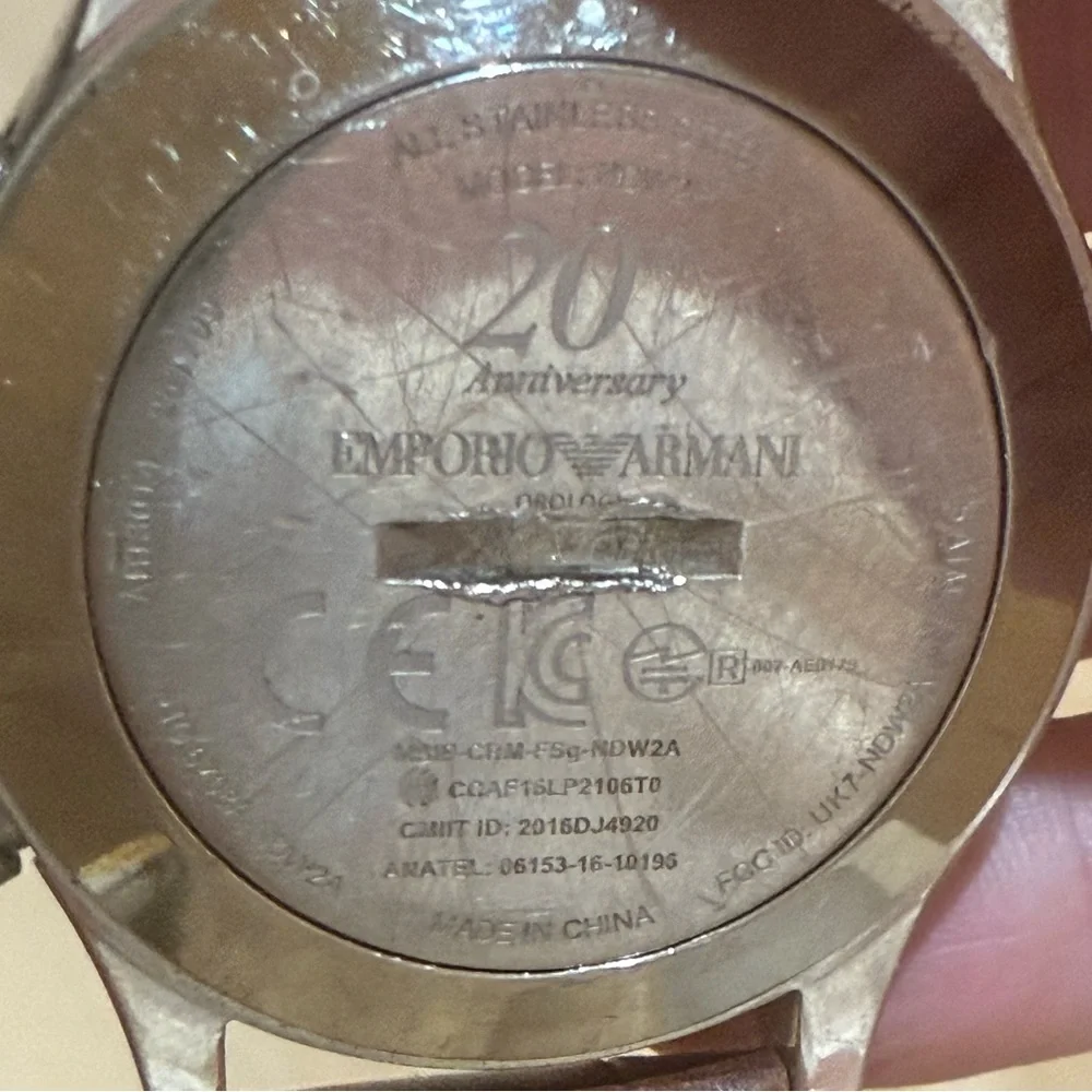 Emporio Armani 44mm Connected Hybrid Smartwatch - 20th Anniversary Edition